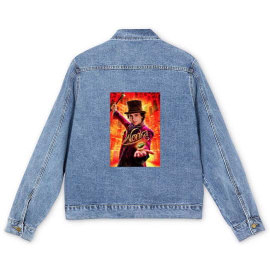 Discover Wonka Movie 2023 Men's Denim Jackets
