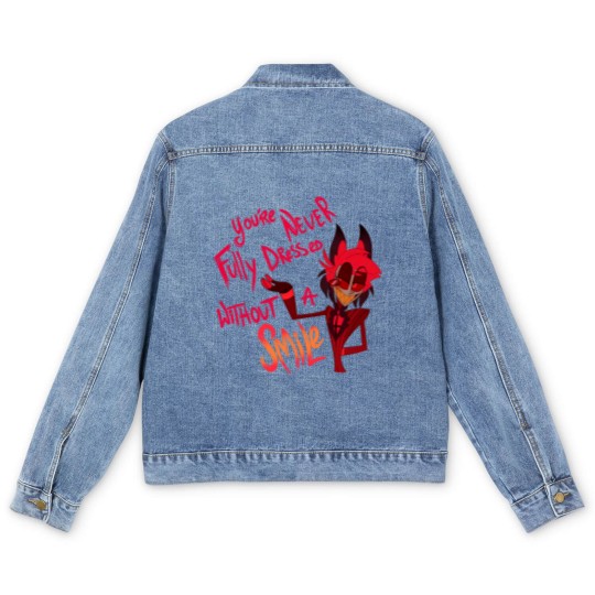 Discover Alastor  Hazbin hotel  Hazbin Hotel Men's Denim Jackets