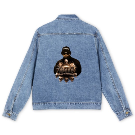Discover Buy Bone Thugs N Harmony Light Up Men's Basic Short Sleeve Black Men's Denim Jackets