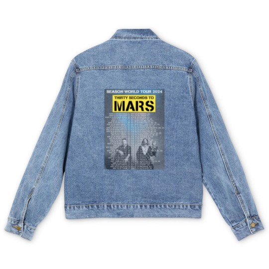 Discover THIRTY SECONDS TO MARS - SEASONS WORLD TOUR 2024 Men's Denim Jackets