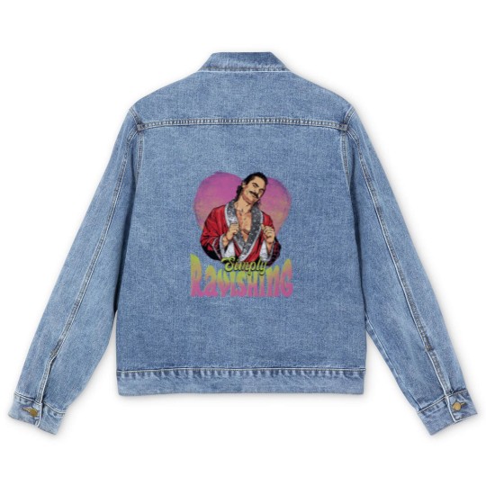 Discover Rick Rude Simply Ravishing Heart Men's Denim Jackets