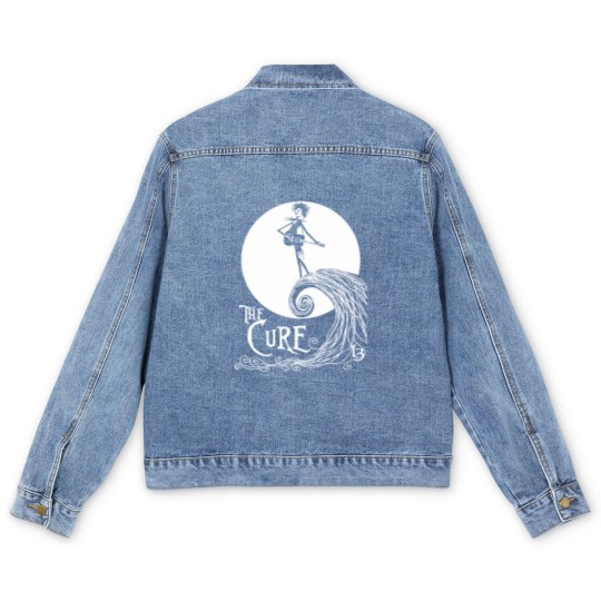 Discover The Cure Men's Denim Jackets - Skellington Band Men's Denim Jackets