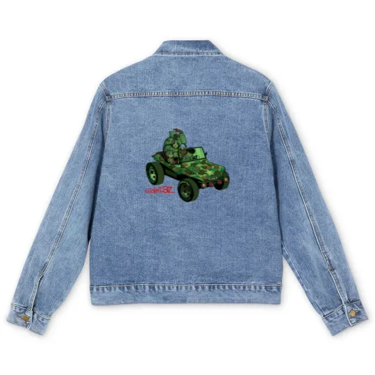 Discover 11. of the legend gorillaz gorillaz gorillaz of Dayak house Mask Men's Denim Jackets