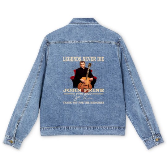 Discover Legends Never Die John Prine 1946 2020 Thank You Men's Denim Jackets