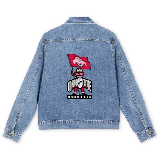 Discover Buckeyes Mascot Men's Denim Jackets