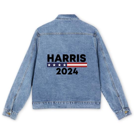 Discover Kamala Harris Hat, Kamala Harris Campaign, Kamala Harris For President 2024 Hat Men's Denim Jackets