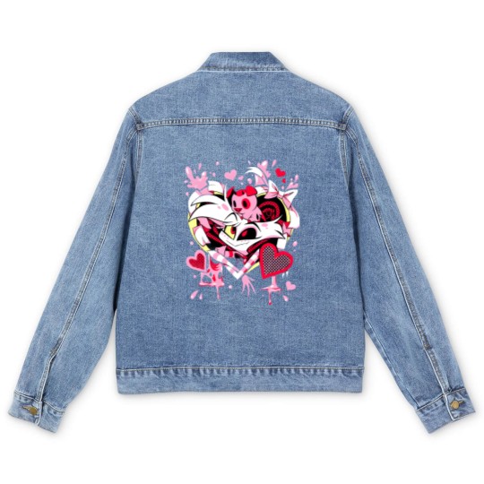 Discover Hazbin Hotel Angel Dust Men's Denim Jackets