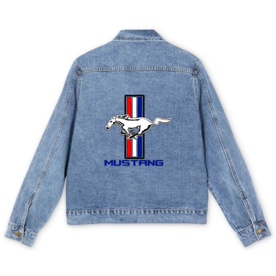 Discover Mustang Vintage Tribar Lovers Men's Denim Jackets
