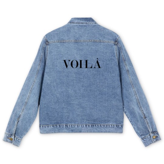 Discover Voila, Voila Men's Denim Jackets, French Men's Denim Jackets, Voila Women Men's Denim Jackets, Unisex Men's Denim Jackets