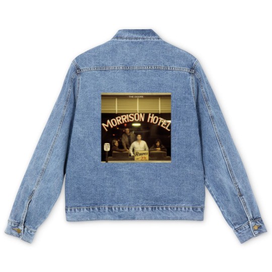 Discover Hot The Doors Morrison Hotel Album Men's Denim Jackets