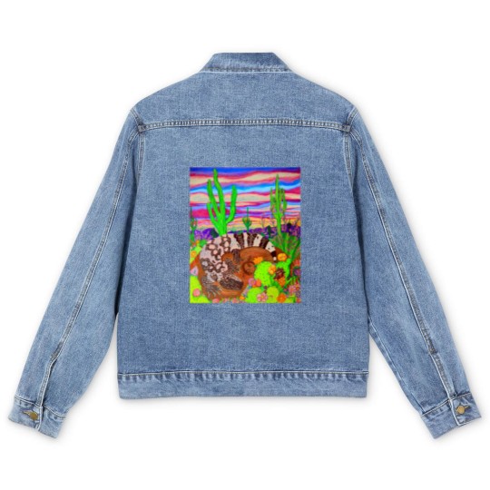 Discover Arizonna Gila Monster Men's Denim Jackets