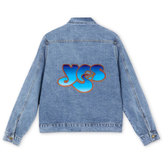 Discover Yes Classic Logo Men's Denim Jackets