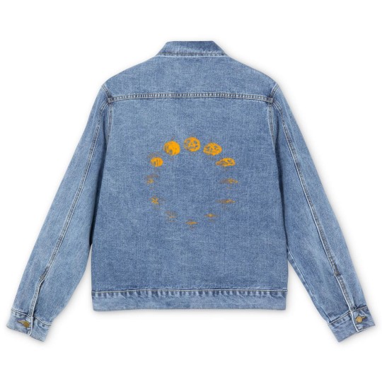 Discover pumpkin life cycle for thanksgiving halloween costume t Men's Denim Jackets