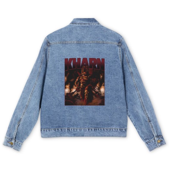 Discover Kharn the Betrayer World Eaters legion Chaos Space Marine Men's Denim Jackets