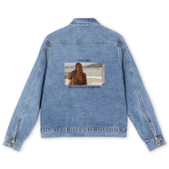 Discover White Lotus Jennifer Coolidge These Gays Tanya Coolissance TV Show Men's Denim Jackets