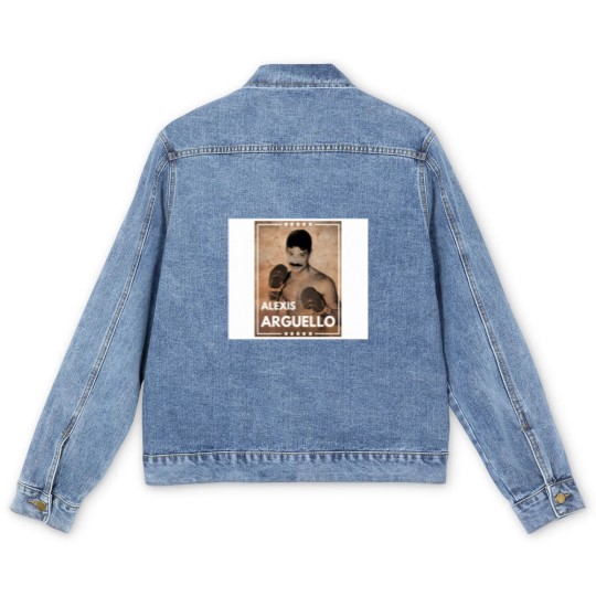 Discover alexis arguello boxing legend Men's Denim Jackets