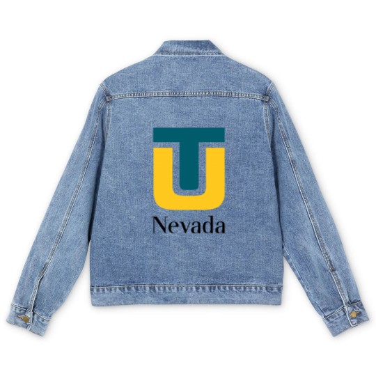 Discover Touro University Nevada Studies Logo Men's Denim Jackets