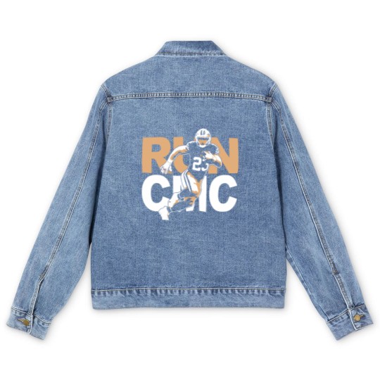 Discover San Francisco Christian McCaffrey "RUN CMC" Men's Denim Jackets