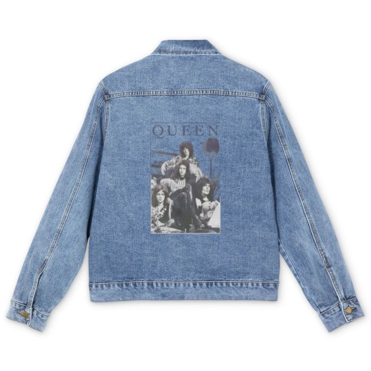 Discover Queen Freddie Mercury Brian May Band Vintage Men's Denim Jackets