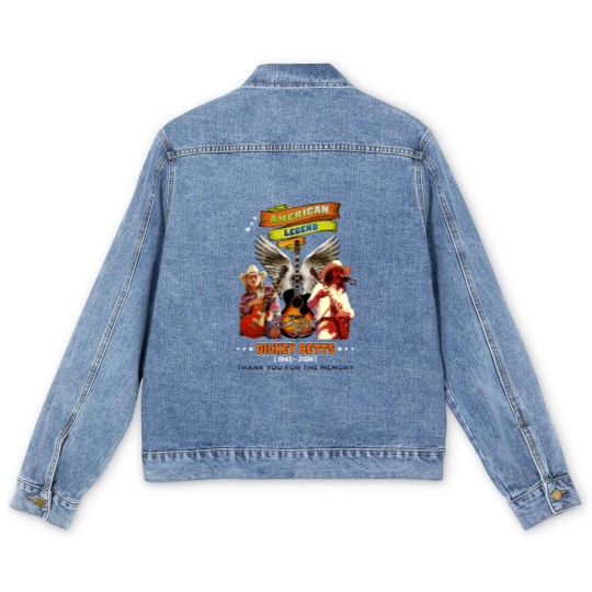 Discover American Legend Dickey Betts Men's Denim Jackets, Dickey Betts 1943-2024 Men's Denim Jackets