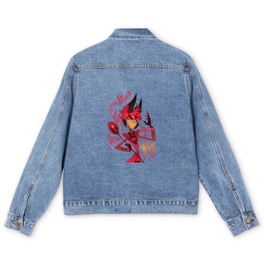 Discover Alastor Hazbin Hotel Men's Denim Jackets, Angel Dust Charlie Hazbin Hotel Hazbin Hotel Men's Denim Jackets