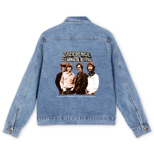 Discover Creedence Clearwater Revival - Lovers creedence Men's Denim Jackets