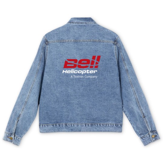 Discover Bell Helicopter Men's Denim Jackets