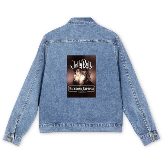 Discover Backroad Baptism Tour, Jelly Roll Tour, Jelly Roll Men's Denim Jackets