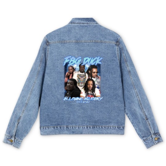 Discover FBG Duck Hiphop Men's Denim Jackets, FBG Duck American Rapper Men's Denim Jackets