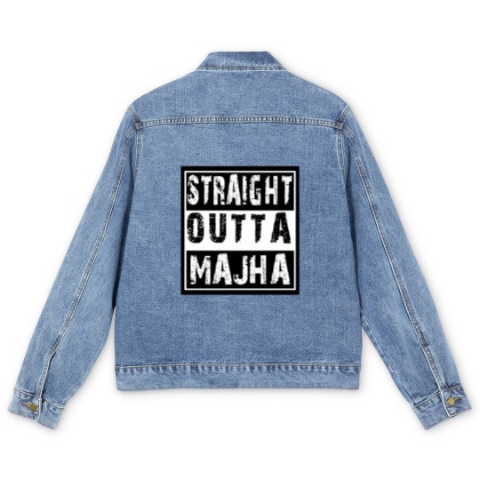 Discover Straight Outta Majha Men's Denim Jackets