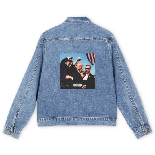 Discover TRUMP Album Cover Shooting Men's Denim Jackets