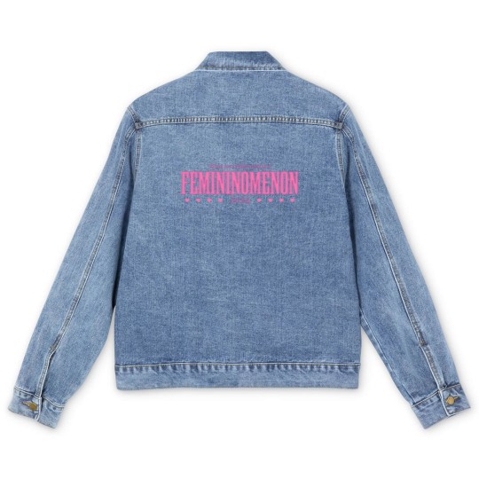 Discover Femininomenon 2024 Men's Denim Jackets, Madam President Men's Denim Jackets, Kamala Men's Denim Jackets, chappel roan