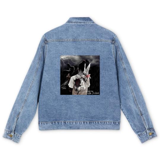 Discover Foolio rapper love me memory Men's Denim Jackets