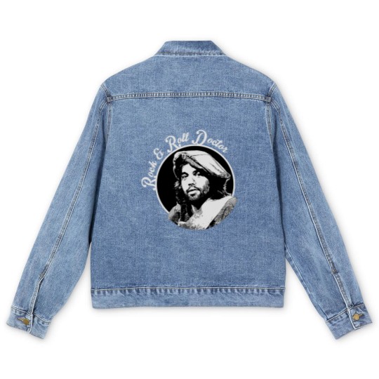 Discover Shop Inspired by Little Feat Men's Denim Jackets - Rock _amp_ Roll Doctor Lowell George Old Skool Hooligans Original Unisex S-5XL and Lady Fit Sizes Available Scott  Charlene Men's Denim Jackets