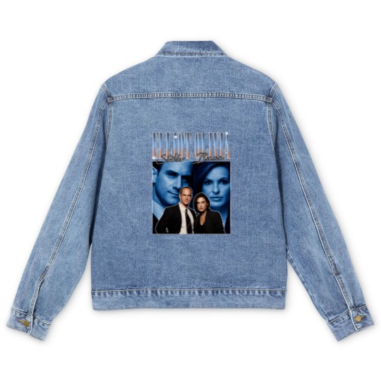 Discover Elliot Stabler Olivia Benson Men's Denim Jackets, Law And Order SVU