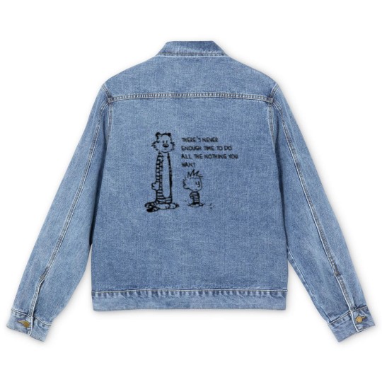 Discover Calvin And Hobbs Calvin And Hobbs Calvin And Hobbs Men's Denim Jackets