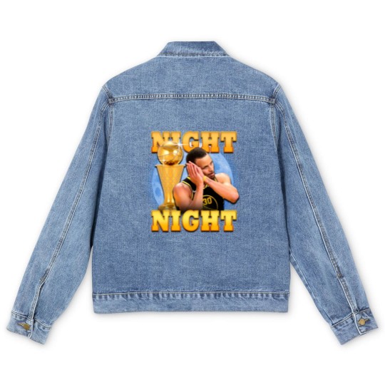 Discover Night Night Curry Men's Denim Jackets
