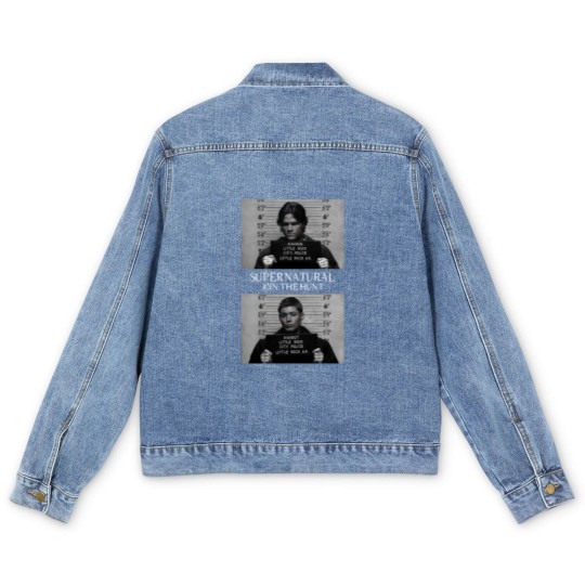 Discover Supernatural Mugshots Men's Denim Jackets