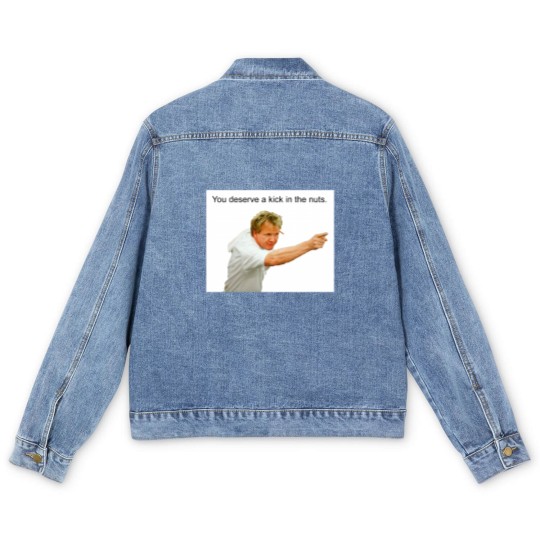 Discover Gordon Ramsay angry comment Men's Denim Jackets
