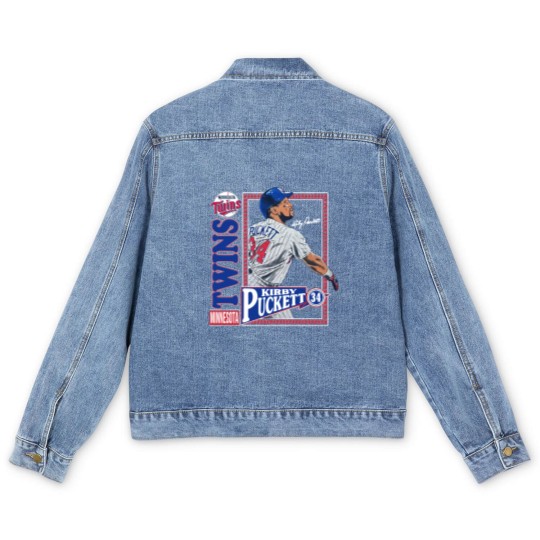Discover 1992 Kirby Puckett Twins Men's Denim Jackets