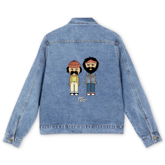 Discover cheech chong toon style full bodies with classic logo t Men's Denim Jackets