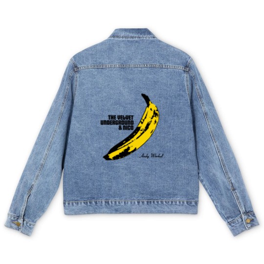 Discover The Velvet Underground _amp_ Nico, LARGE Print Men's Denim Jackets