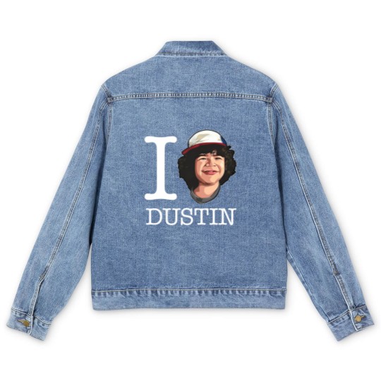 Discover Stranger Things I Love Dustin - Stranger Things Dustin - Men's Denim Jackets