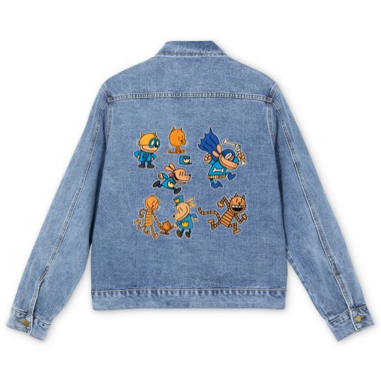 Discover Dog Man Men's Denim Jackets