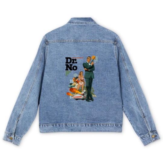Discover James Bond Dr.No V2 Men's Denim Jackets Vintage Movie Men's Denim Jackets