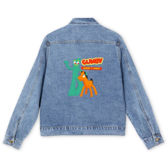 Discover Gumby and pokey Men's Denim Jackets