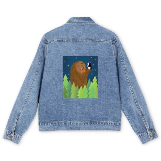 Discover sneaky sasquatch Classic(1) Men's Denim Jackets