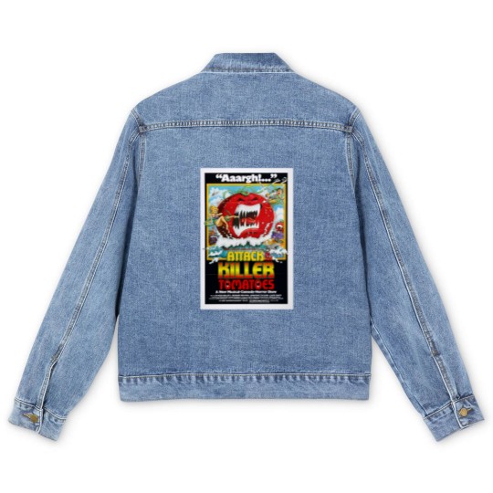 Discover Attack of the Killer Tomatoes 1978 Movie Poster Men's Denim Jackets