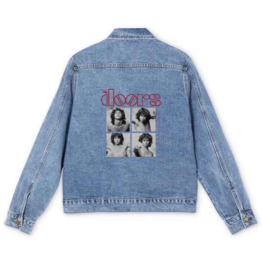 Discover The Doors: Jim Morrison Boxes Black Men's Denim Jackets
