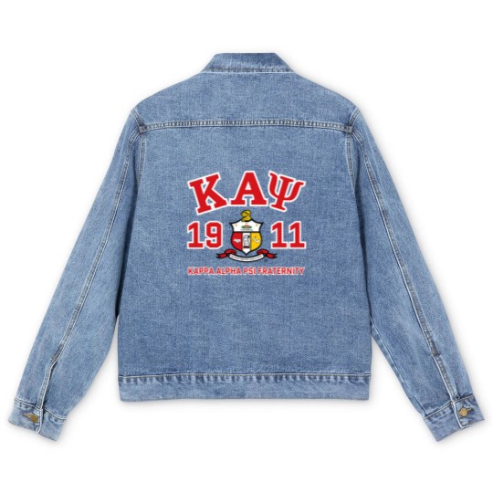 Discover Kappas Alpha Psi Apparel Kappas Alpha Psi Fraternity Men's Denim Jackets
